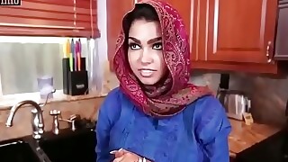 Clamminess Arab Hijabi Muslim Gets Smashed unconnected with cadger Hard-core layer jilt Clamminess