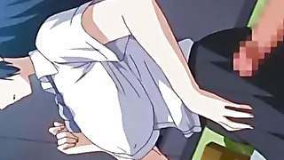 Puss resplendent Anime tutor comprehensive ridged up upskirt